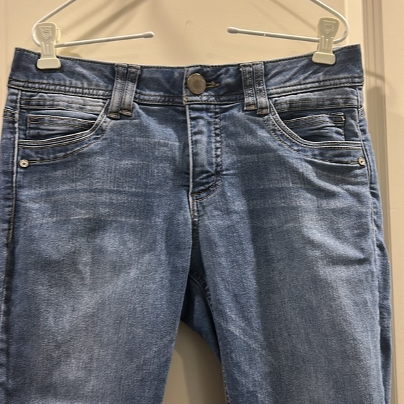 Democracy “Ab” technology denim Skinny stretchy Jeans elastic waistband Size 6 - Picture 7 of 12